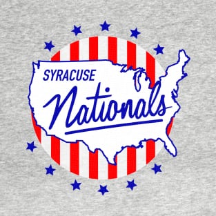 Defunct Syracuse Nationals NBL Basketball 1948 T-Shirt